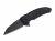 Hogue X1 Microflip Wharncliffe All Black Couteau de poche EDC