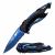MTech Folder Black & Blue Buddy Couteau de poche EDC