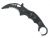 Fox Karambit Couteau de Sauvetage Noir