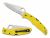 Spyderco Pacific 2 Salt SE Yellow Couteau de sport aquatique