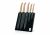 Laguiole Style de Vie Set de couteaux de chef Chêne sur Bloc magnétique Noir