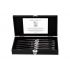 Laguiole style de vie Luxury Line 6 Couteaux à steak Noir Ebène